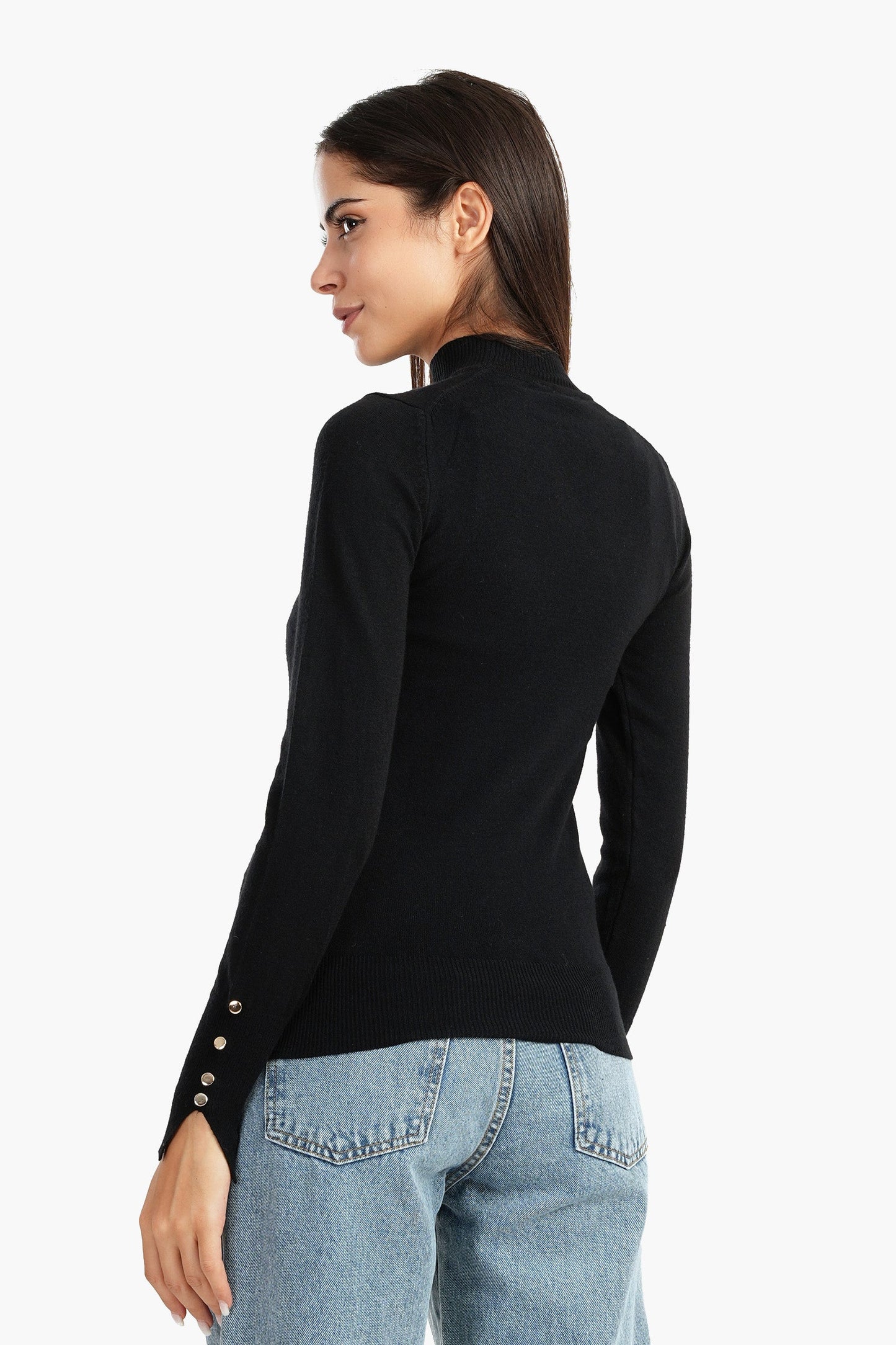 Carina Pullover with Cuff Slits