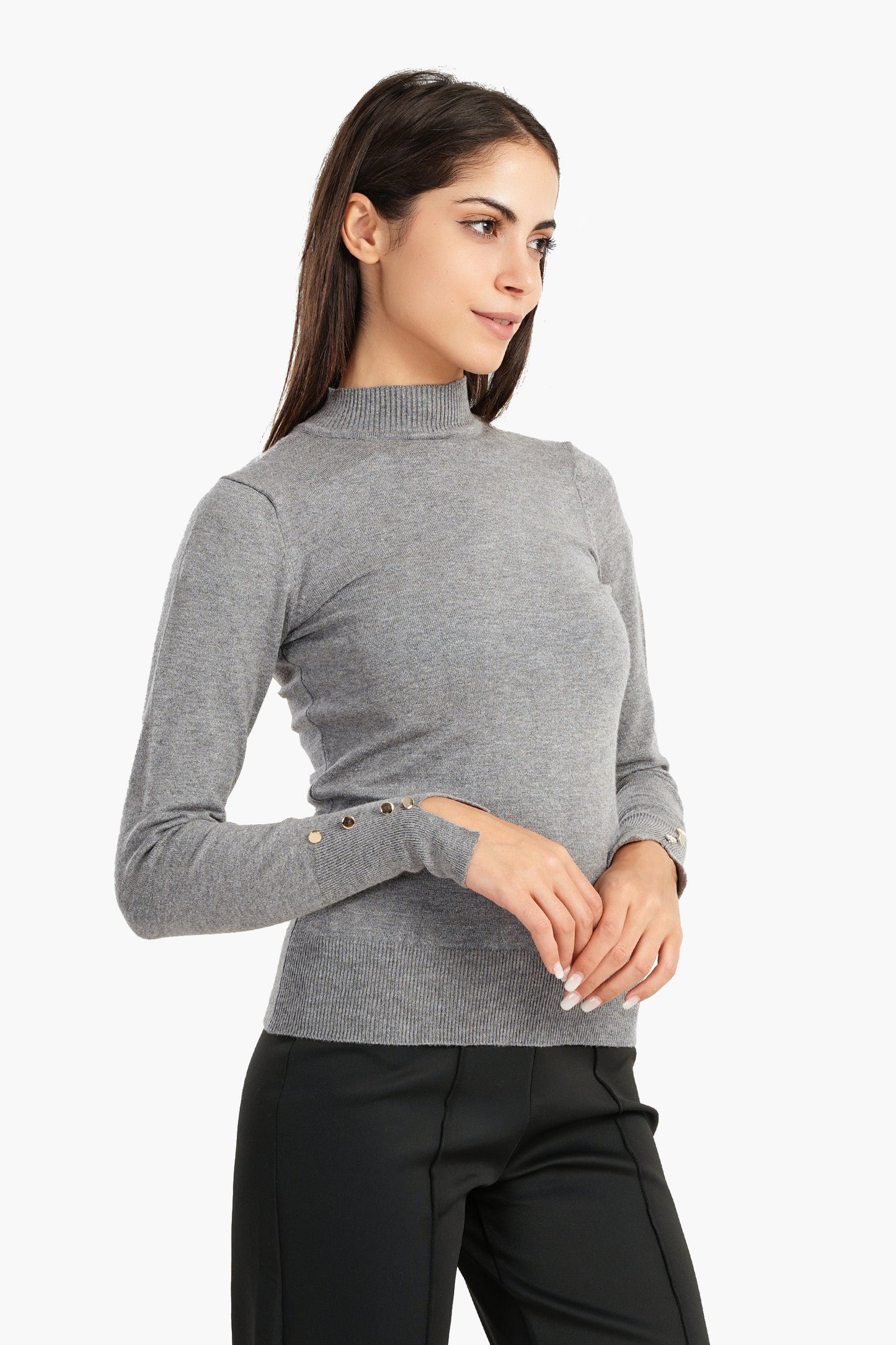 Carina Pullover with Cuff Slits