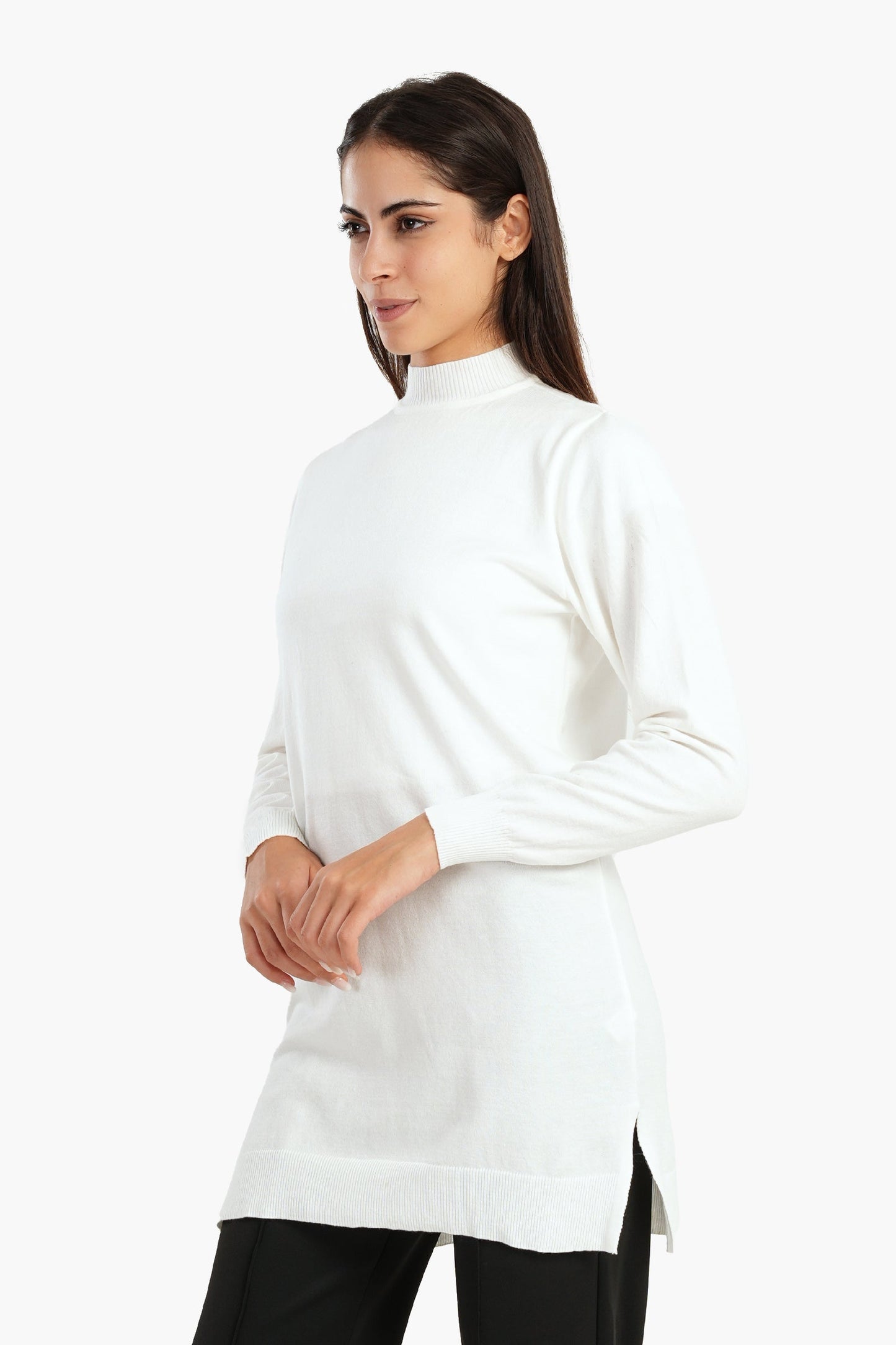 Carina Pullover with High Neck