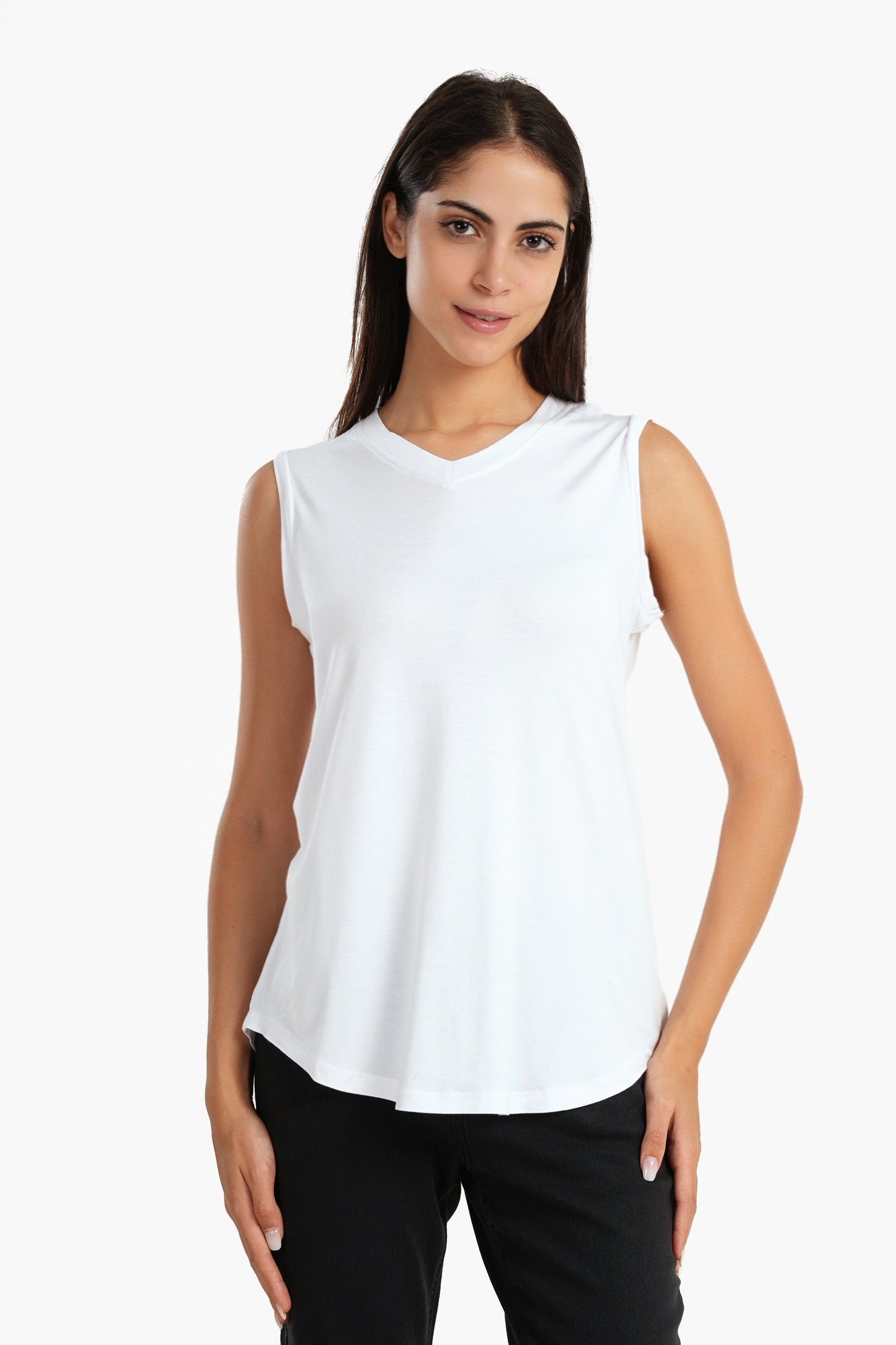 Carina V-Neck Viscose Top