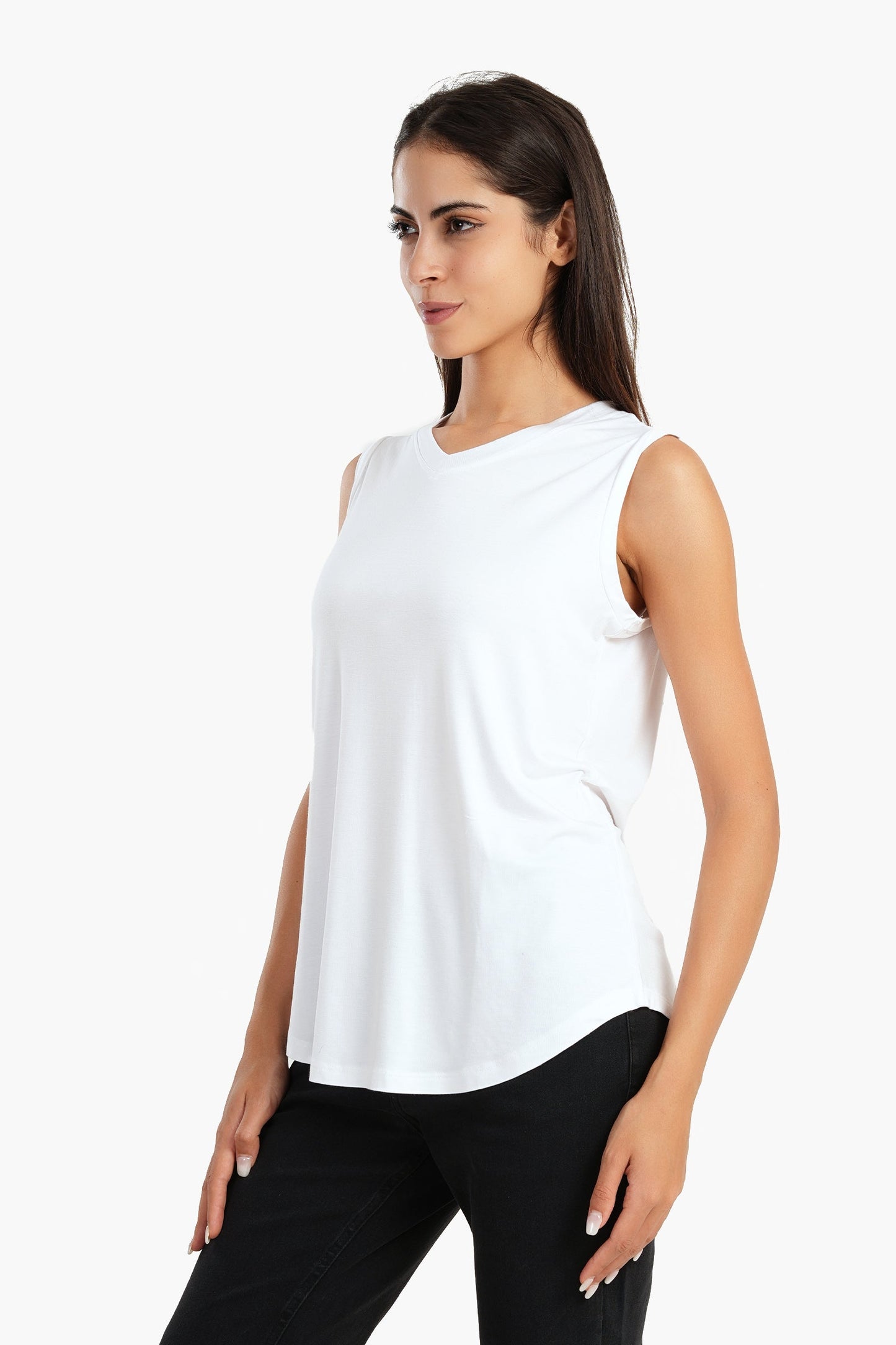 Carina V-Neck Viscose Top