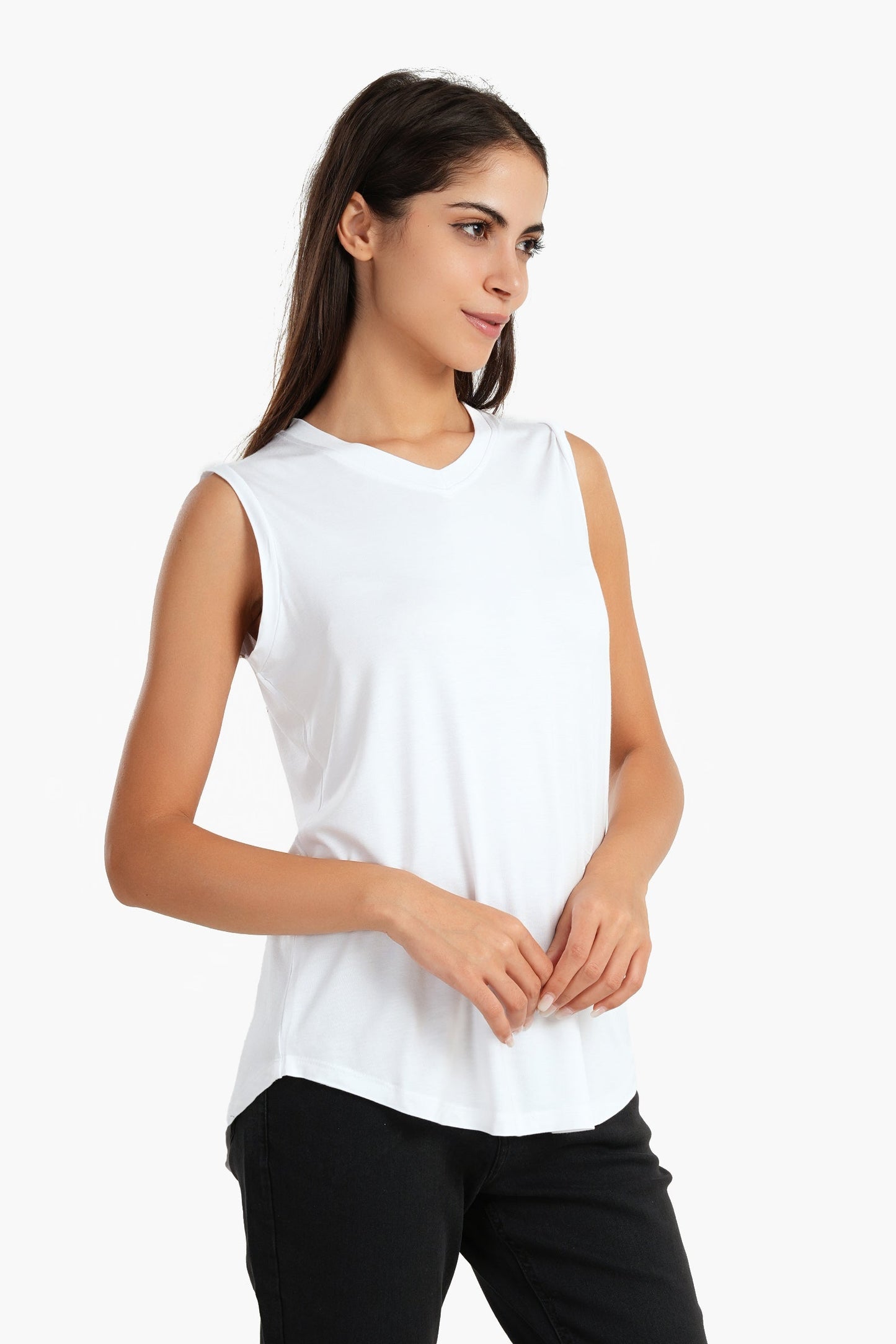 Carina V-Neck Viscose Top