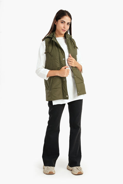 بنطال جينز رمادي واسع