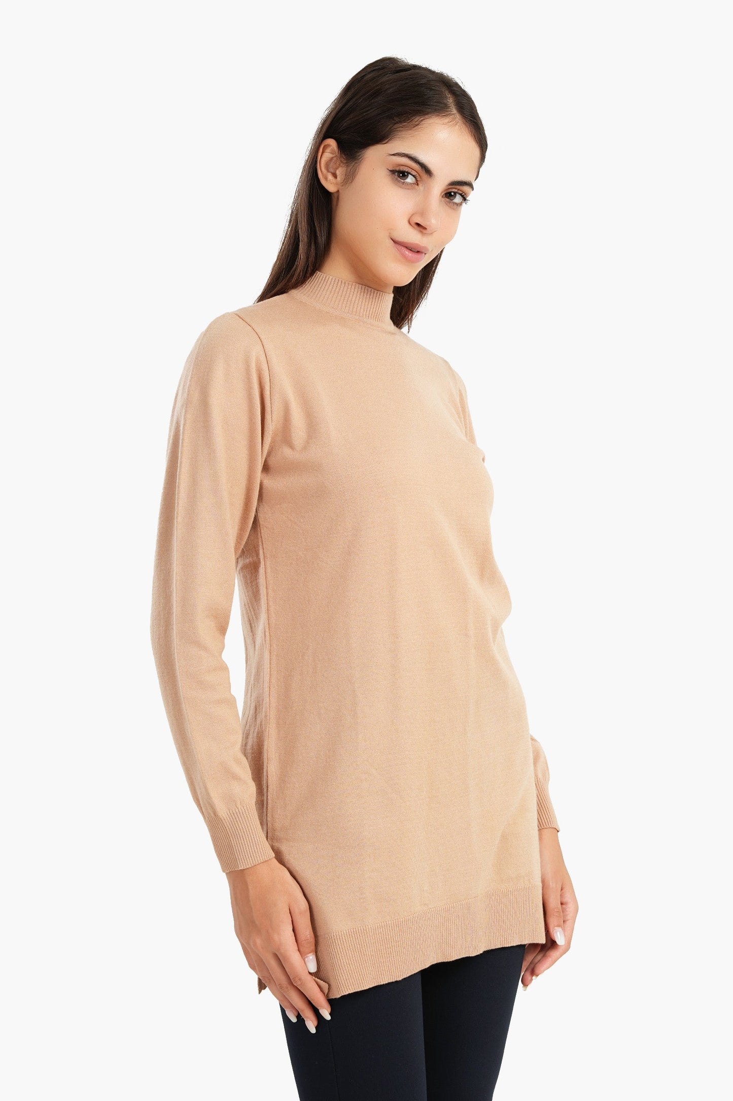 Carina Pullover with High Neck