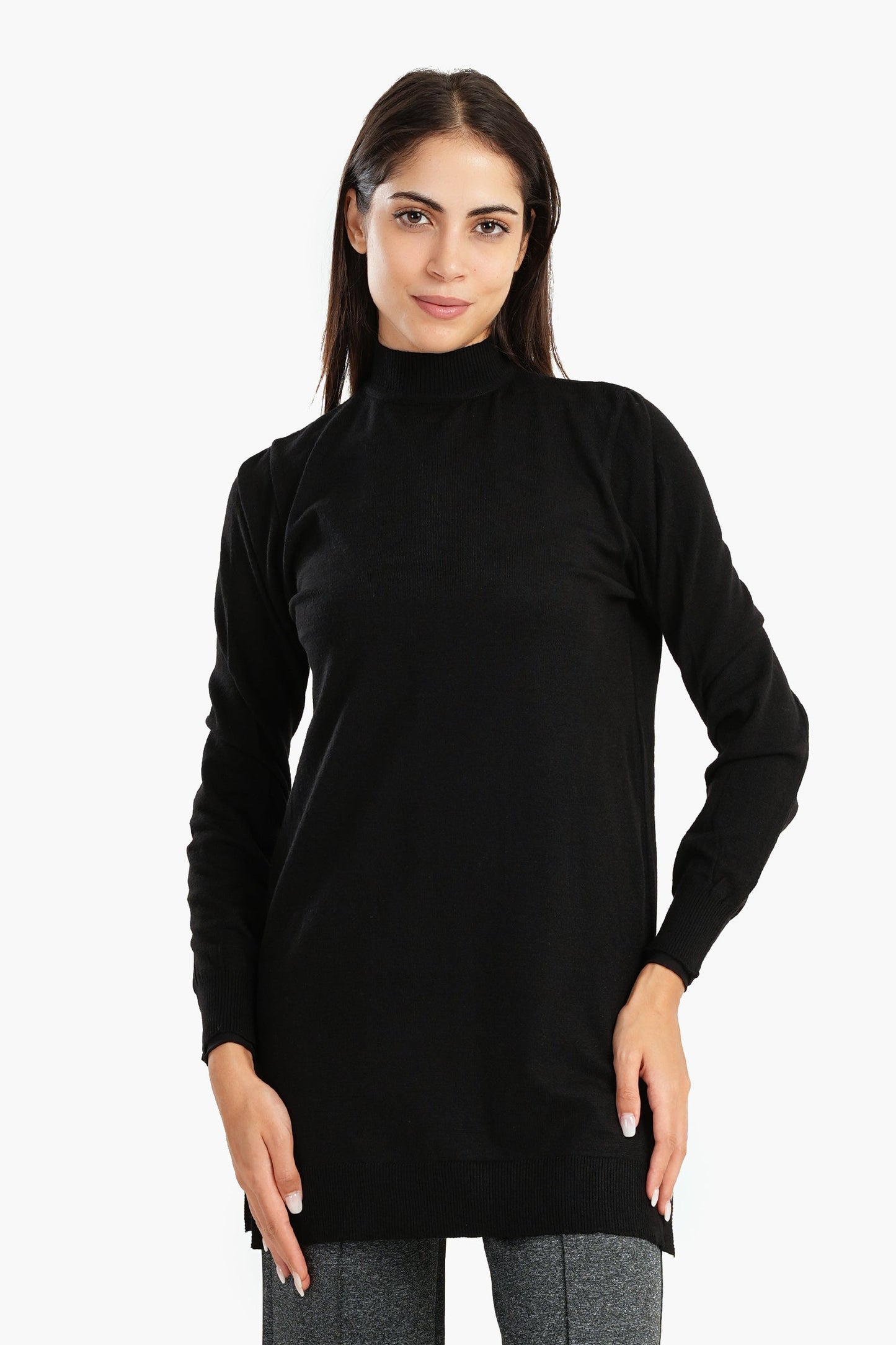 Carina Pullover with High Neck