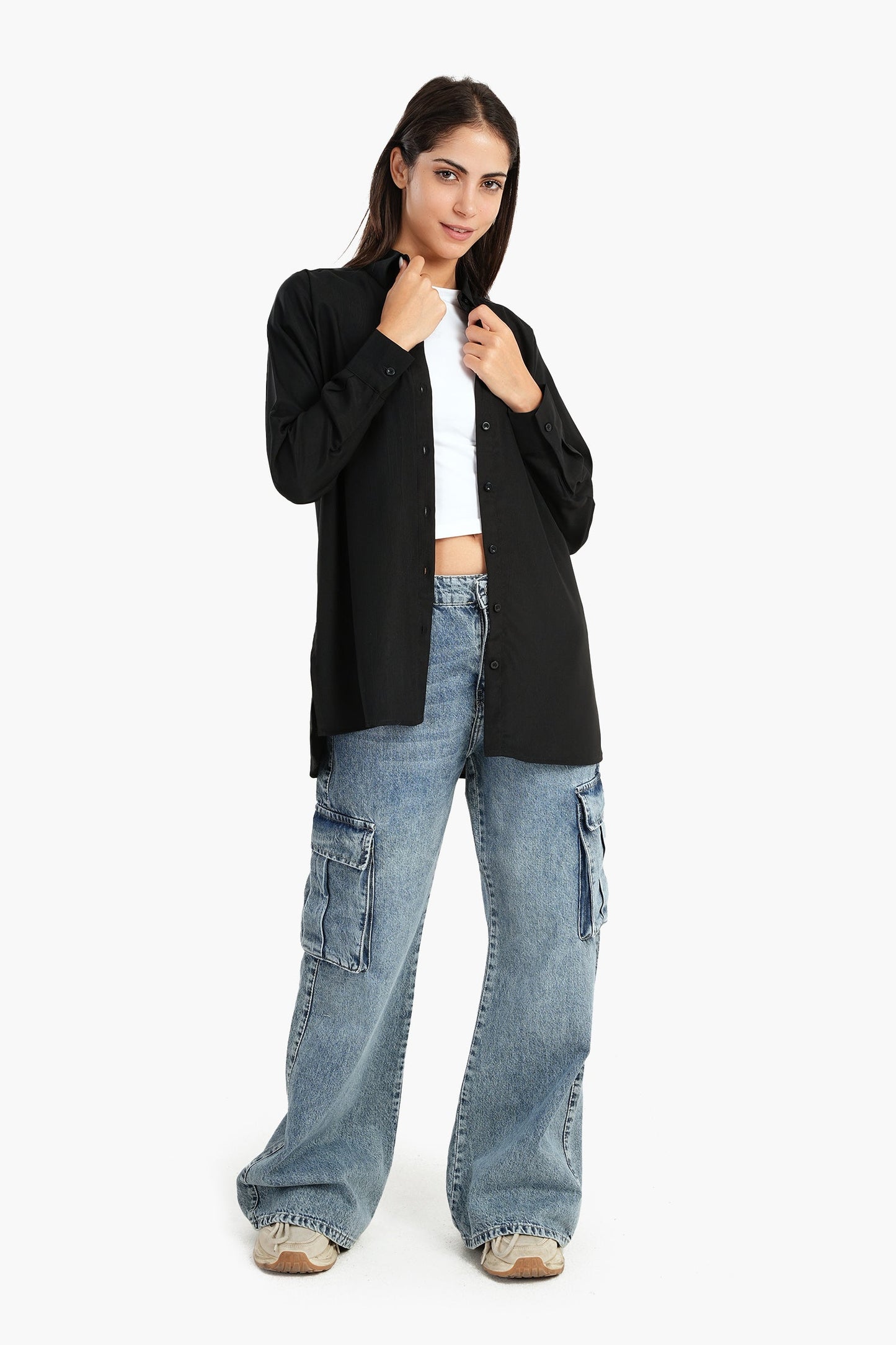 Carina Hip Length Relaxed Fit Shirt