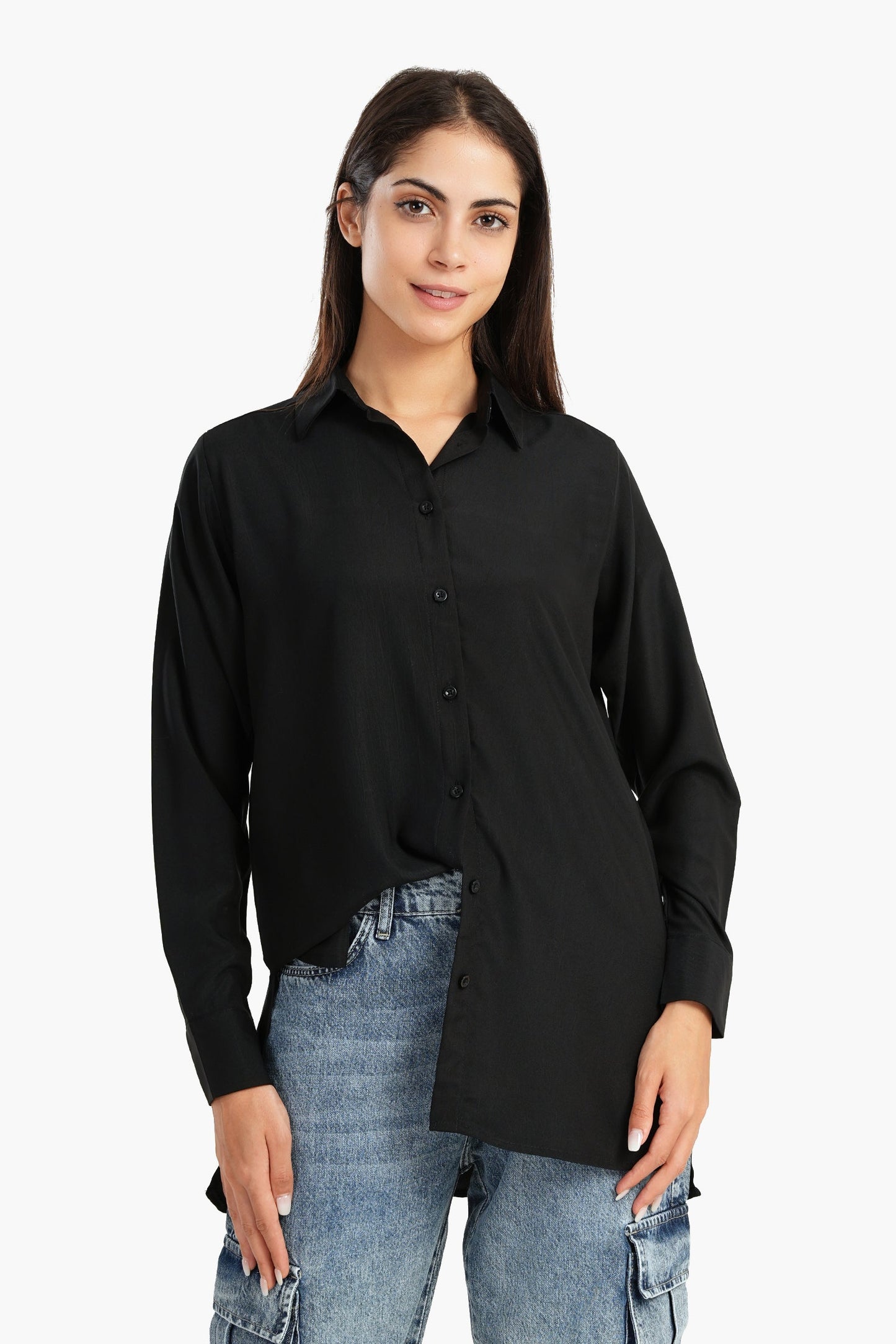 Carina Hip Length Relaxed Fit Shirt