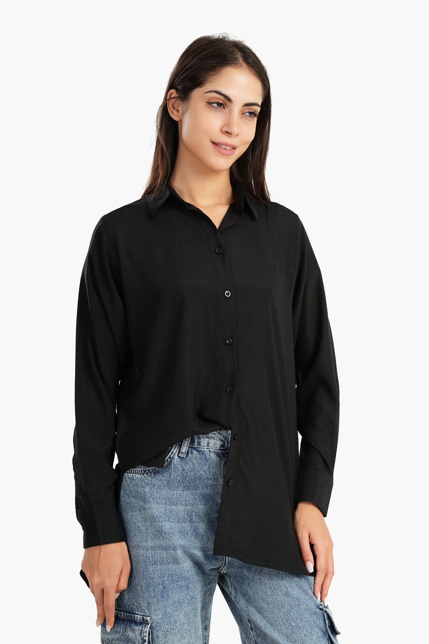 Carina Hip Length Relaxed Fit Shirt