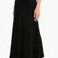 Carina Black A-Line Maxi Skirt