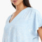 Light Blue V-Neck Maxi Nightgown