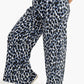 High Waist Voile Printed Pants