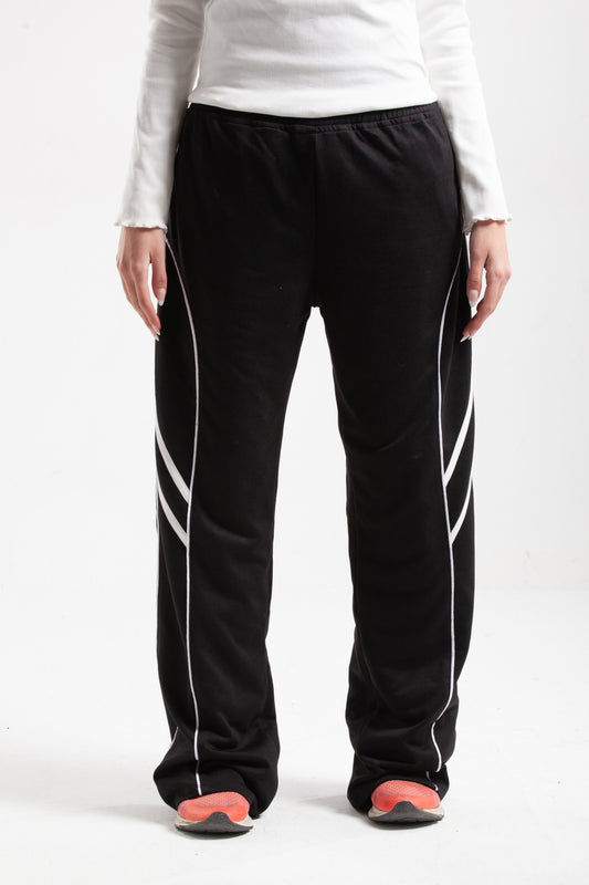 Black Trendy Active Pants