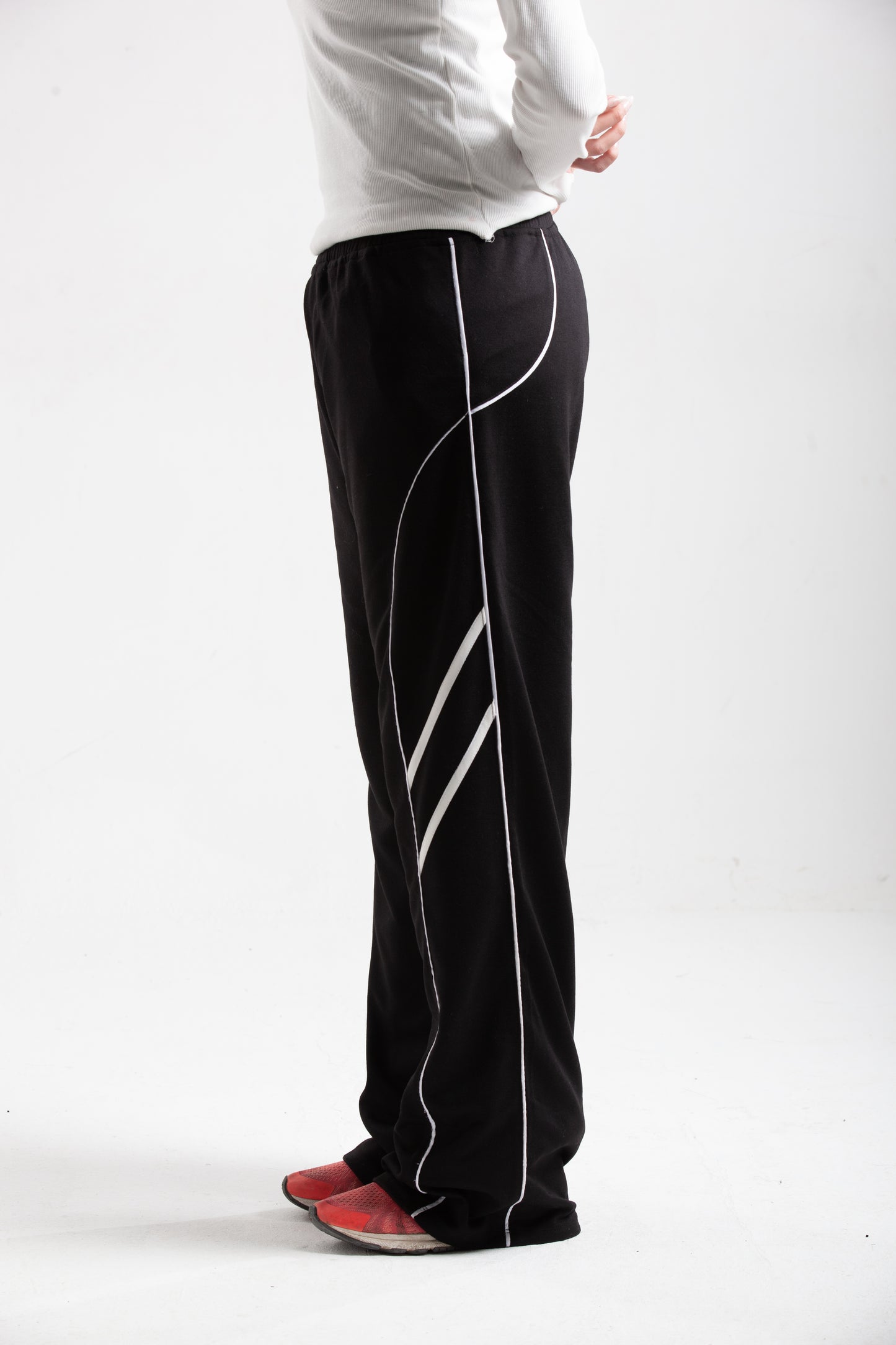 Black Trendy Active Pants