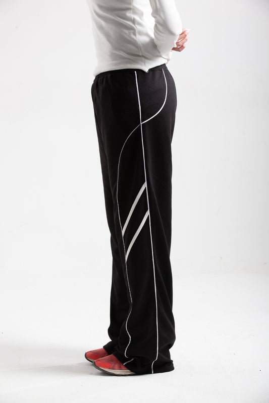 Black Trendy Active Pants