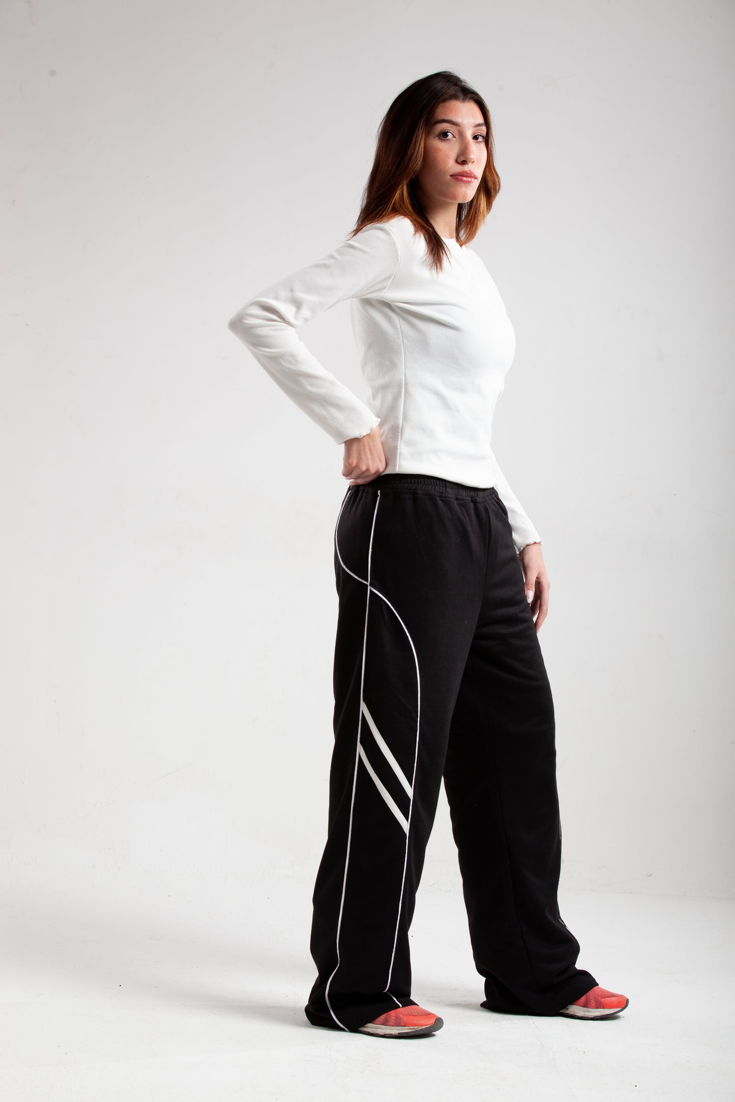 Black Trendy Active Pants