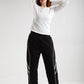 Black Trendy Active Pants