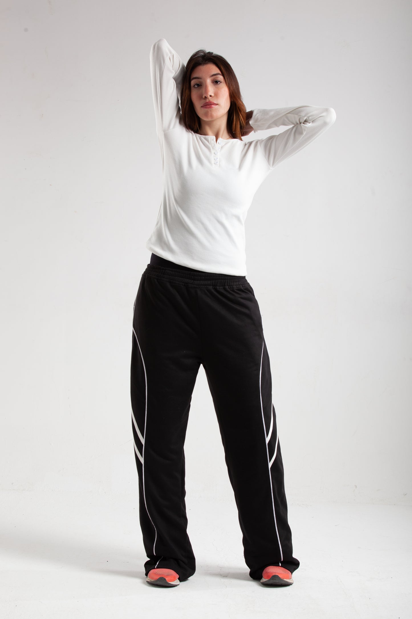 Black Trendy Active Pants