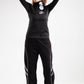 Black Active Suit of High Neck Top & Pants