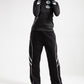 Black Active Suit of High Neck Top & Pants