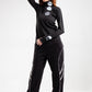 Black Active Suit of High Neck Top & Pants