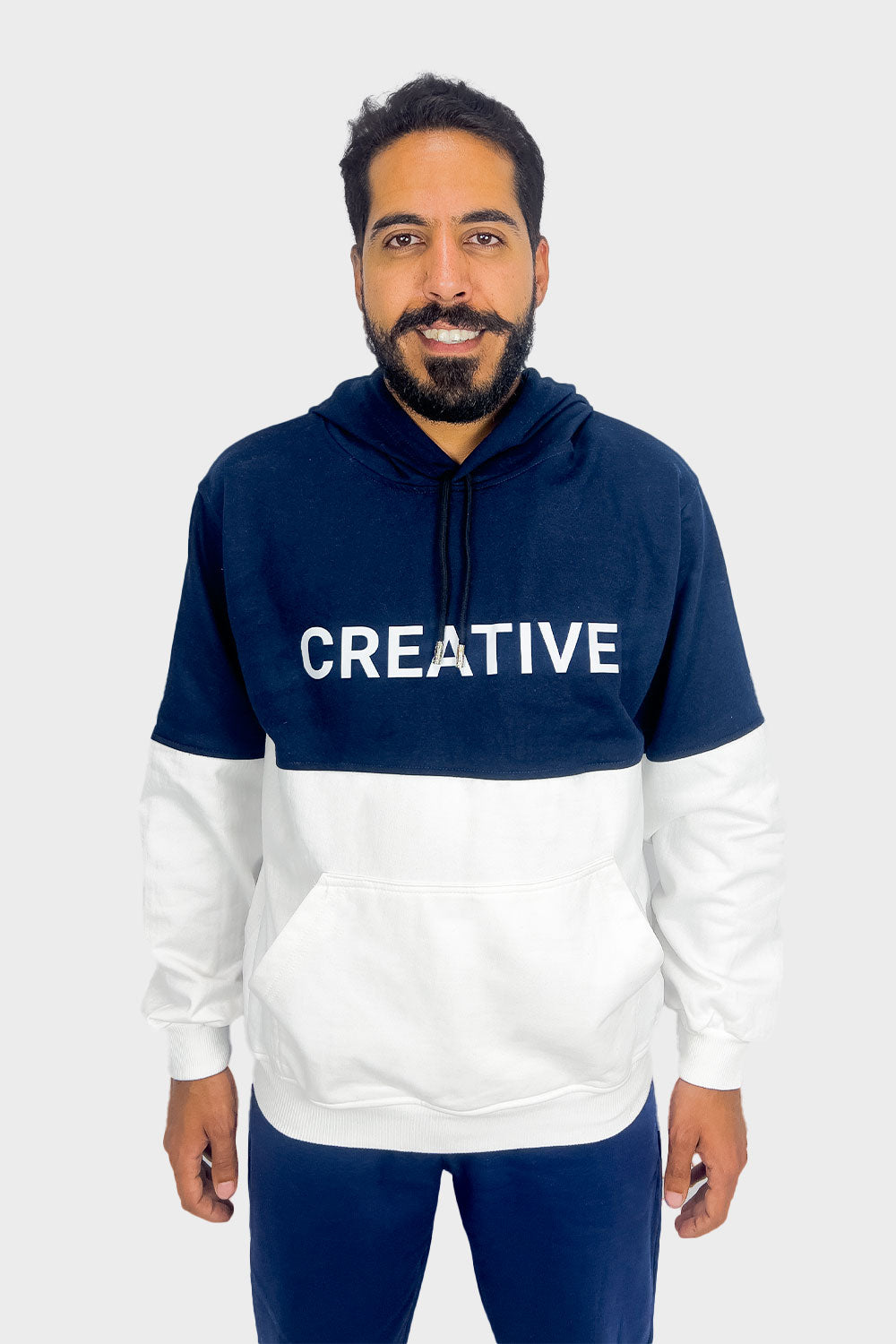 Navy Long Sleeve Hoodie