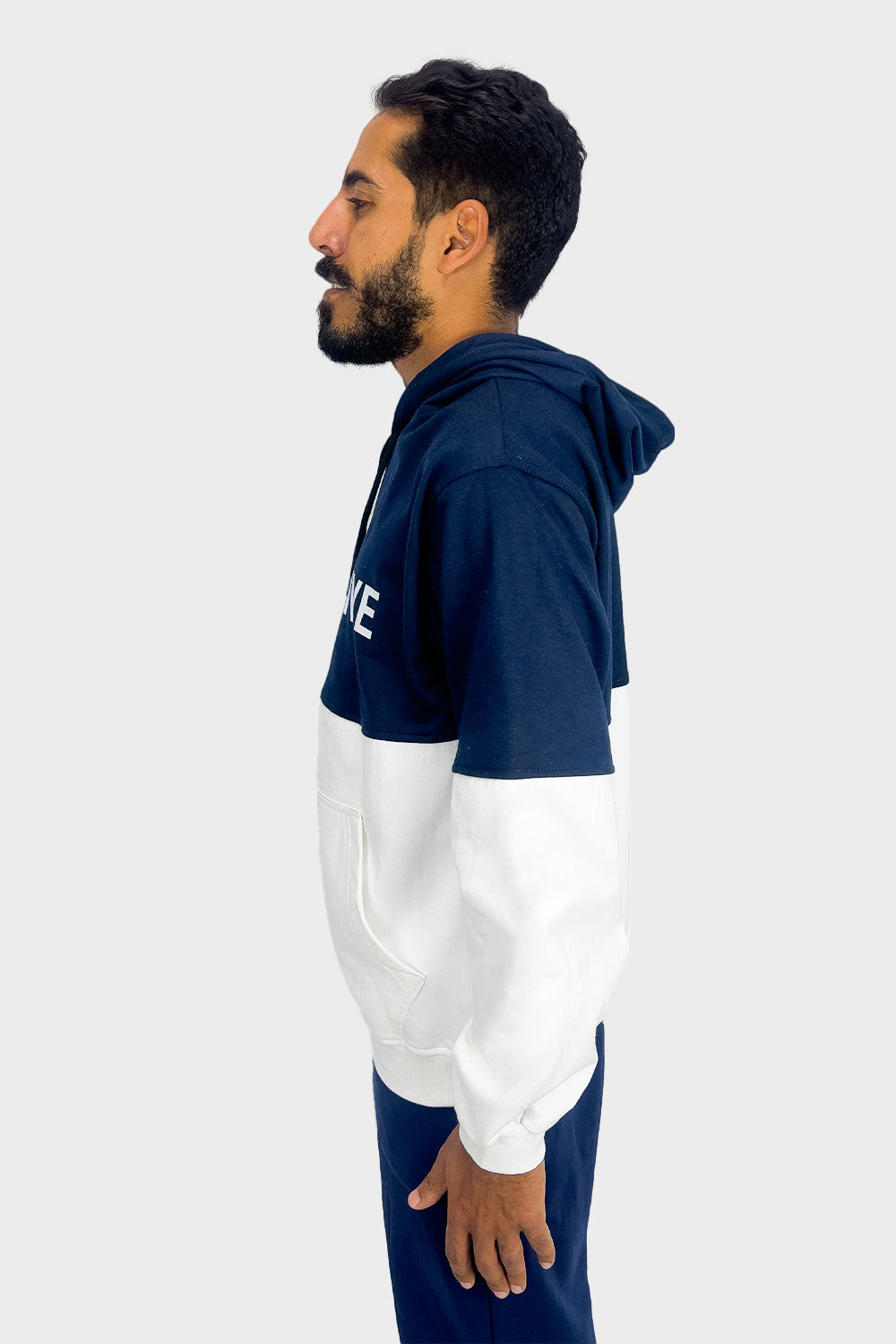 Navy Long Sleeve Hoodie