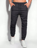 Black Bengaline Jogger Pants