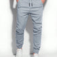 Gray Bengaline Jogger Pants