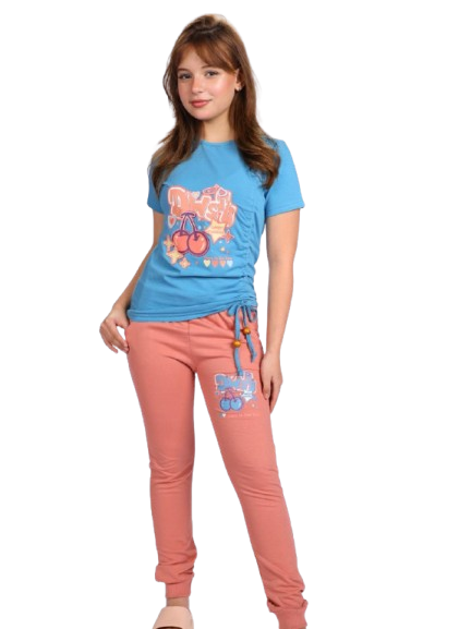 Set of 2 Pieces Girl's Pyjama