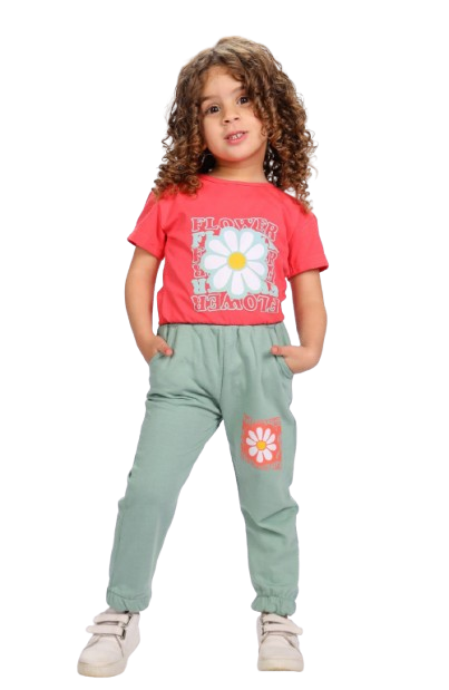 Set of 2 Pieces Girl's Pyjama