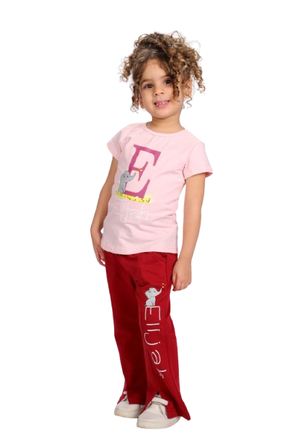 Set of 2 Pieces Girl's Pyjama