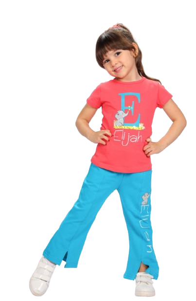 Set of 2 Pieces Girl's Pyjama