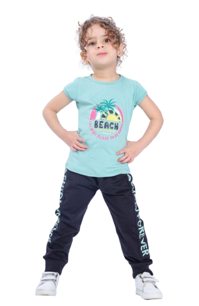 Set of 2 Pieces Girl's Pyjama