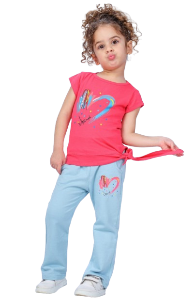Set of 2 Pieces Girl's Pyjama