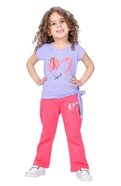 Set of 2 Pieces Girl's Pyjama