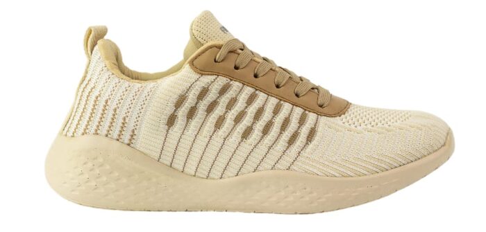 Remark Beige Sports Lace-up Sneakers