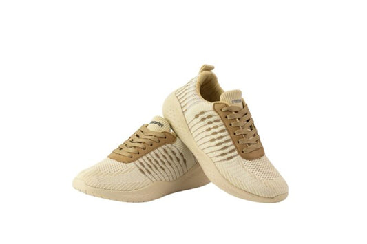 Remark Beige Sports Lace-up Sneakers