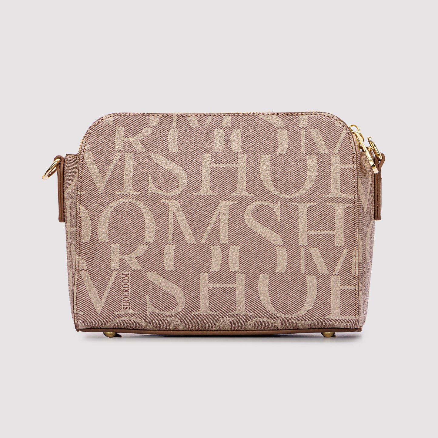 حقيبة كروس مطبوعة بسحاب ثلاثي