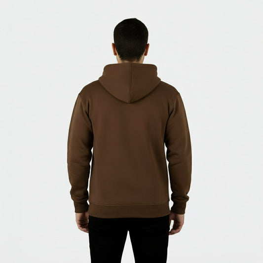 Zipper Melton Hoodie - هودي ميلتون مبطن بسوسته