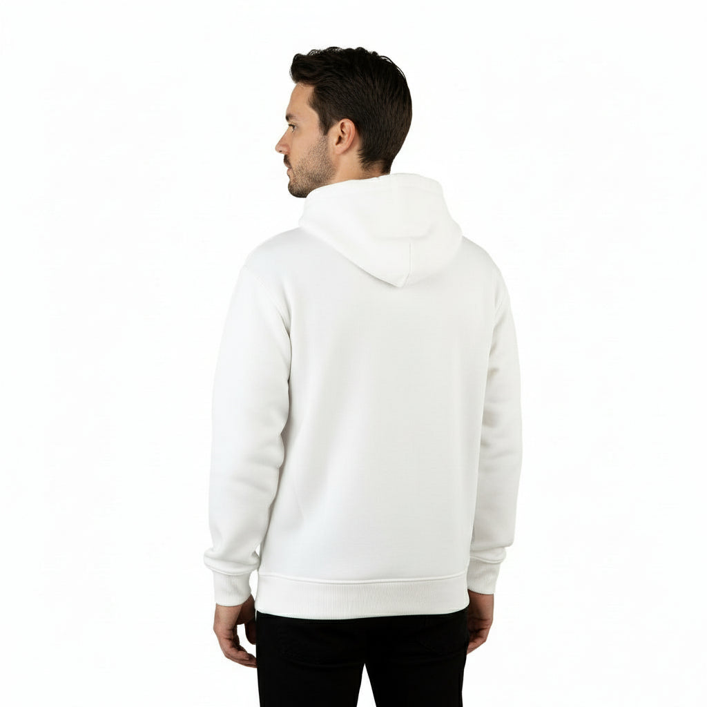 Zipper Melton Hoodie - هودي ميلتون مبطن بسوسته