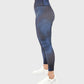 ATUM| Yoga Printed Women's Leggings - Navy