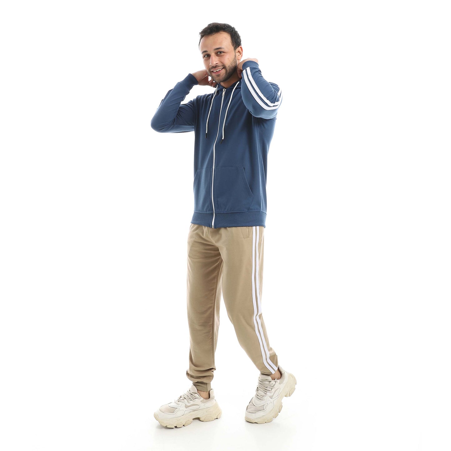 Set Of Zipper Hoodie  And Pants Clipper