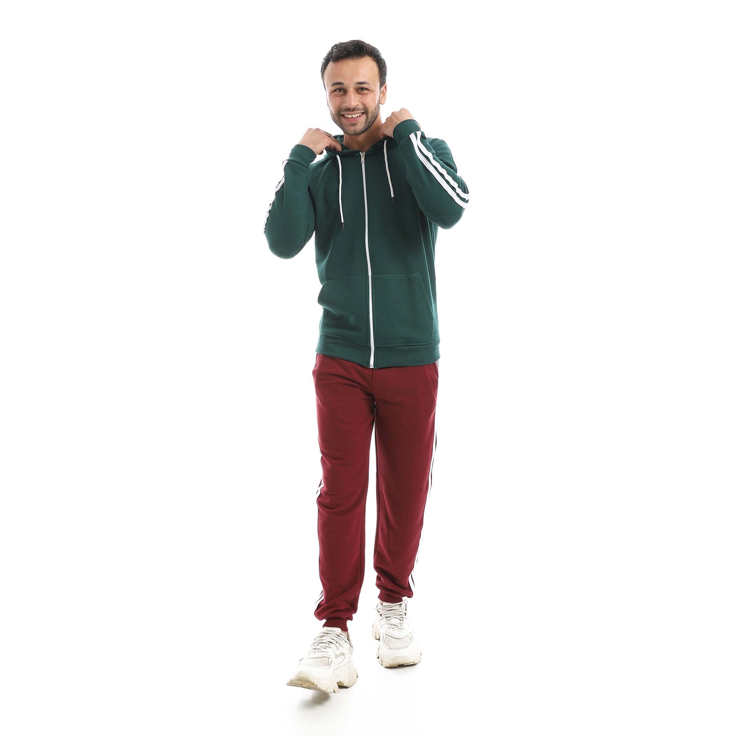 Set Of Zipper Hoodie  And Pants Clipper