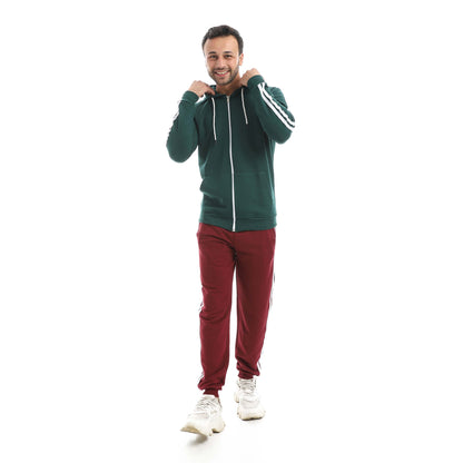 Set Of Zipper Hoodie  And Pants Clipper