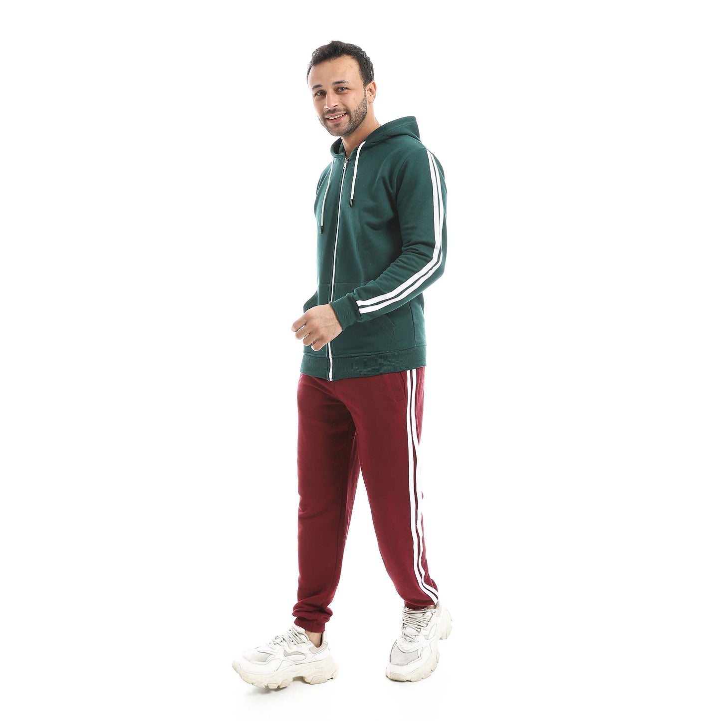 Set Of Zipper Hoodie  And Pants Clipper