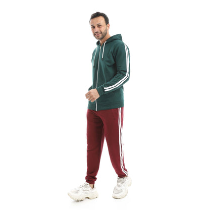 Set Of Zipper Hoodie  And Pants Clipper