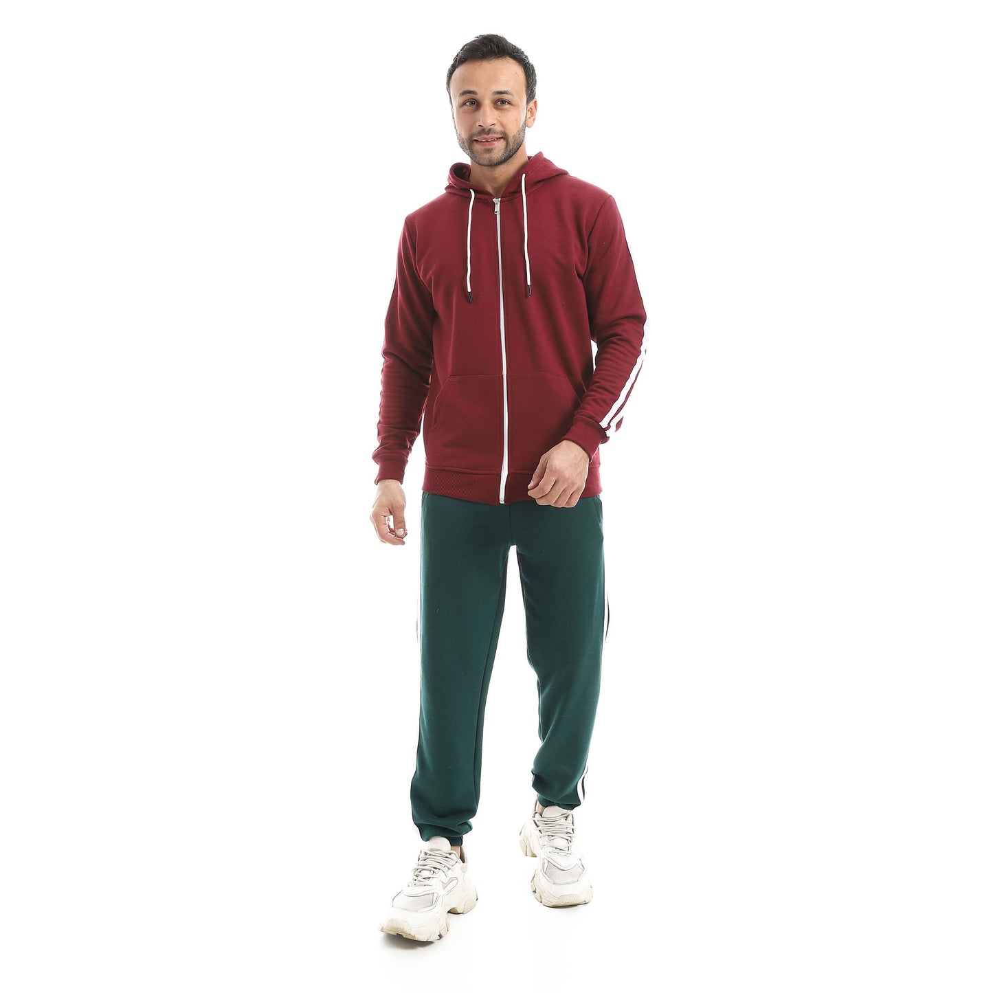 Set Of Zipper Hoodie  And Pants Clipper