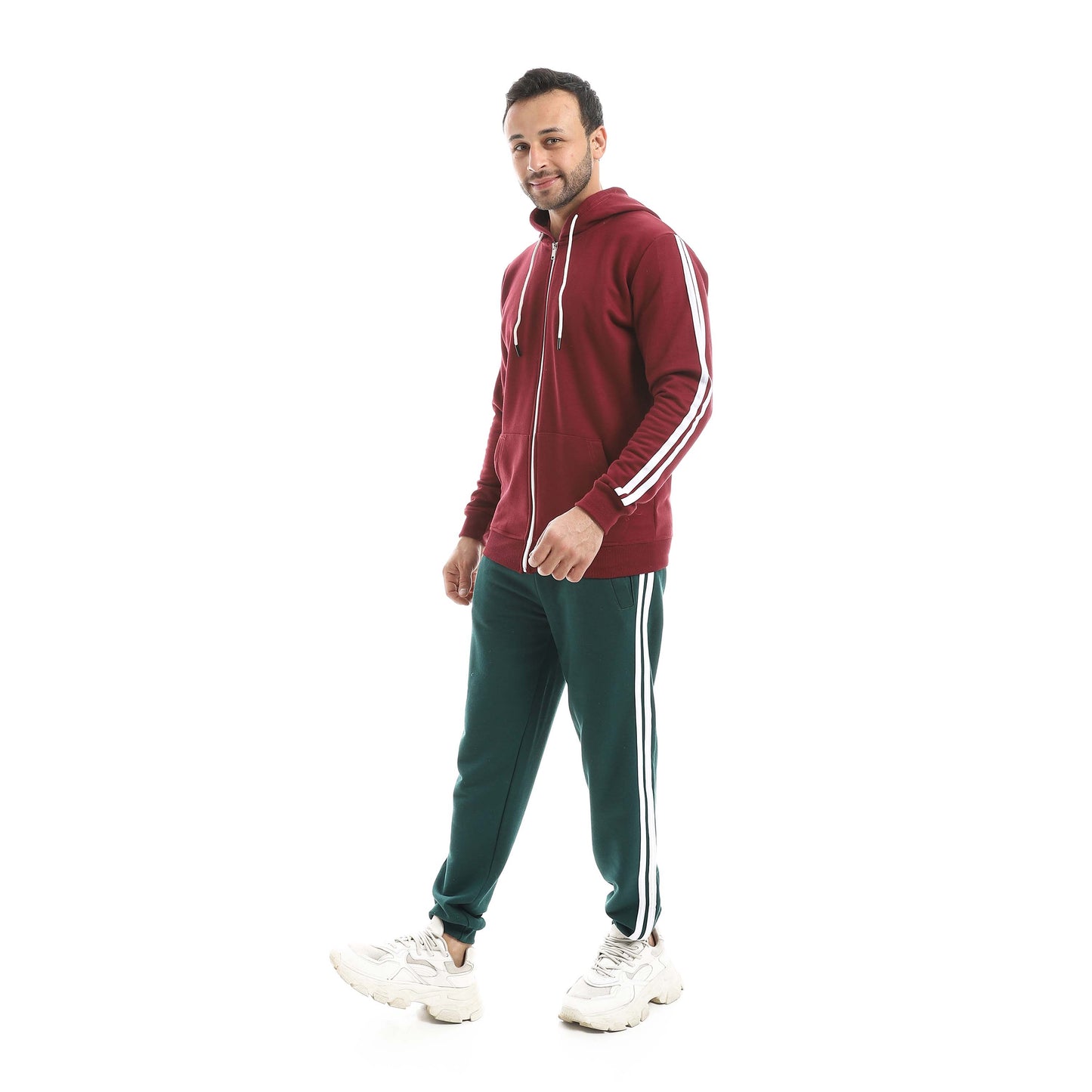 Set Of Zipper Hoodie  And Pants Clipper