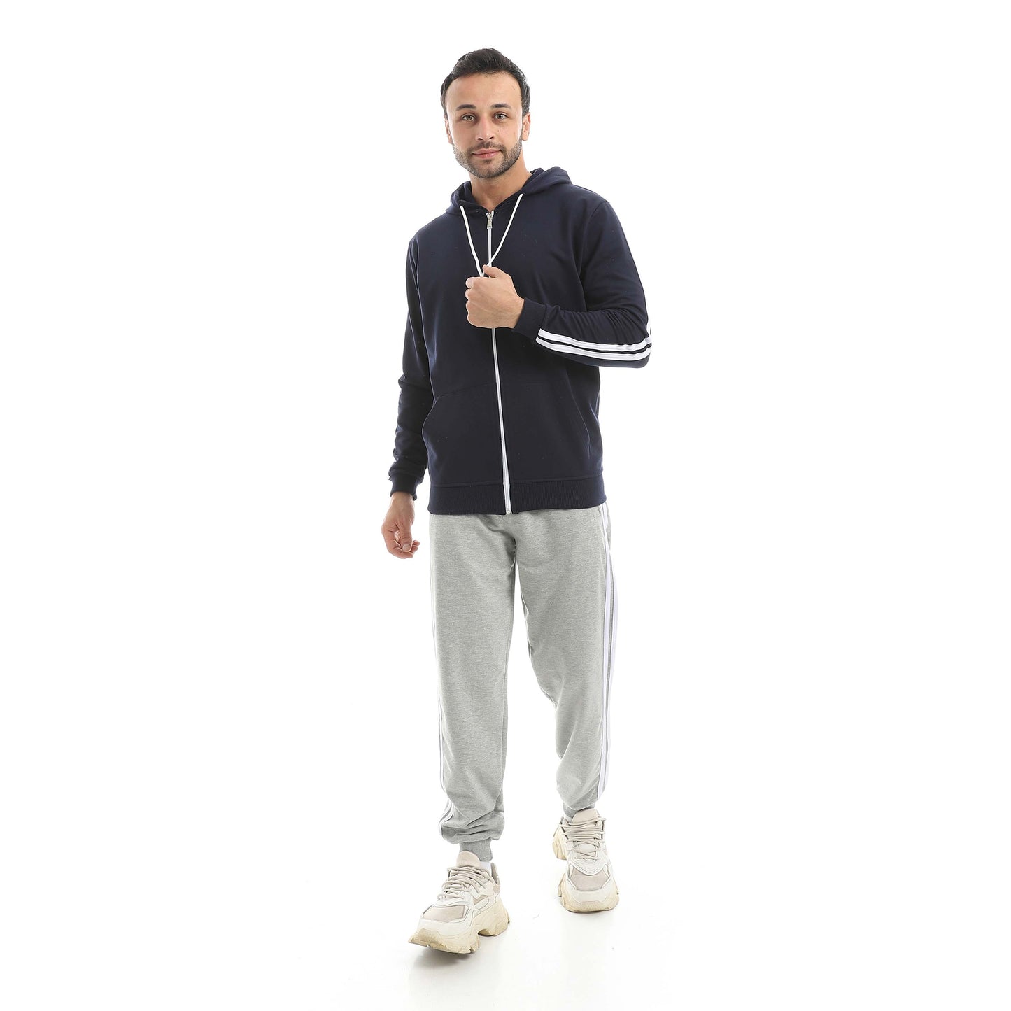 Set Of Zipper Hoodie  And Pants Clipper