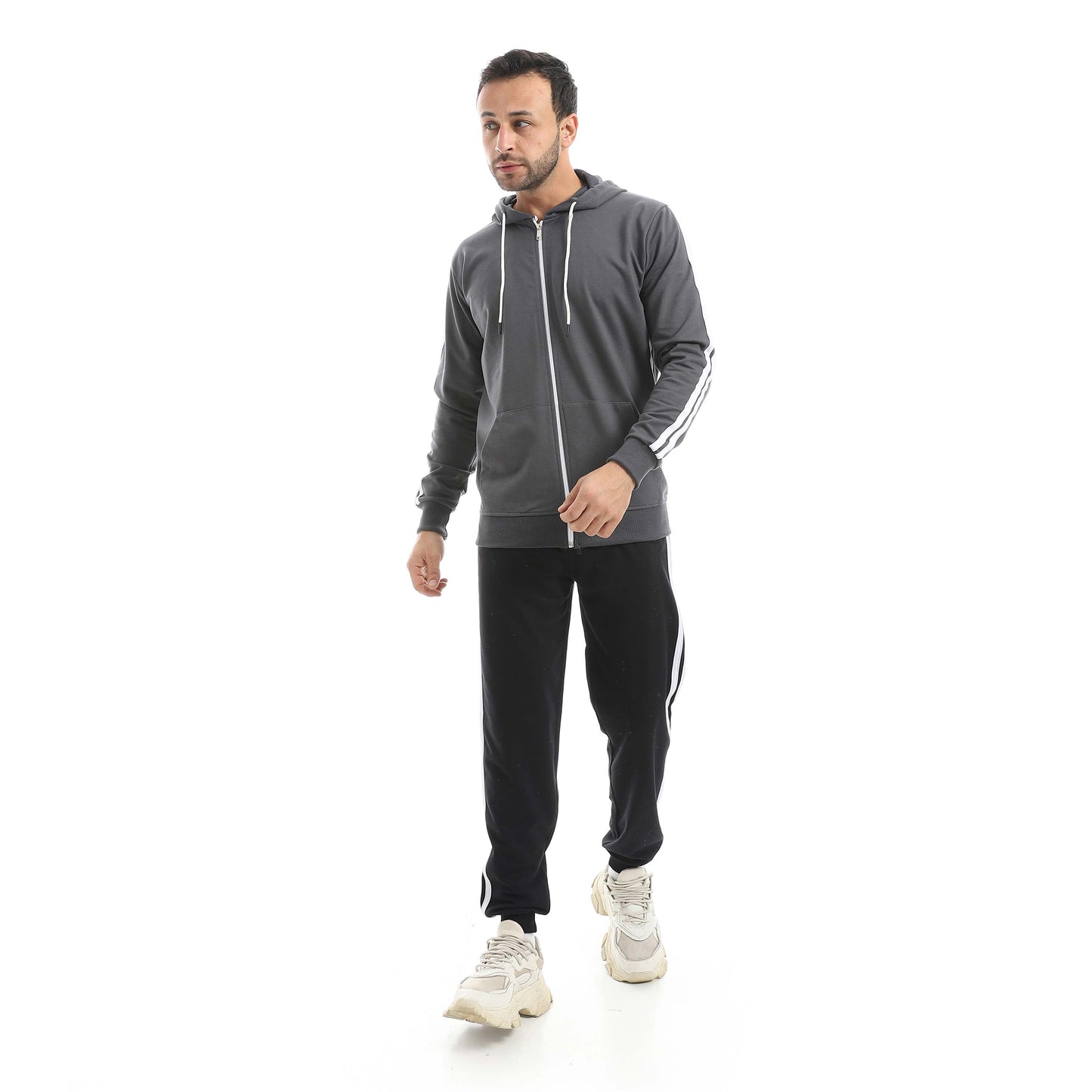 Set Of Zipper Hoodie  And Pants Clipper